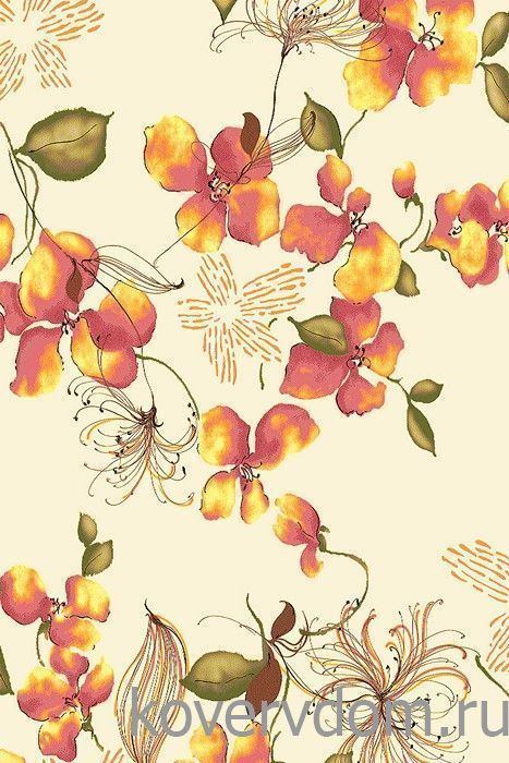 Шерстяной ковер Hunnu Цветы 6A1535 001 Шерстяной ковер Hunnu Цветы 6A1535 001