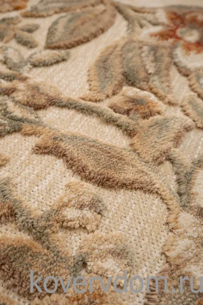 Рельефный ковер из вискозы GENOVA 38027 6262 60 КРУГ