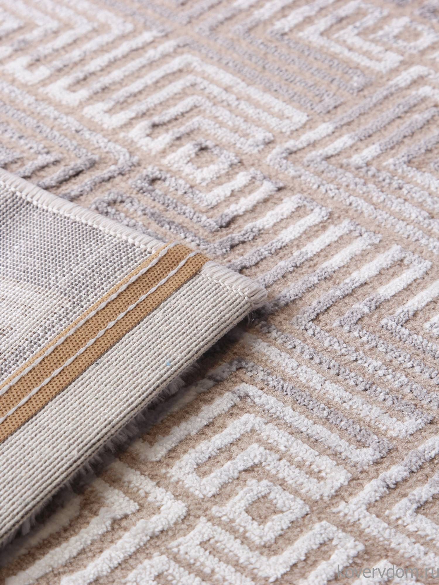 Ковер AMELI 9247A S.BEIGE / P.WHITE