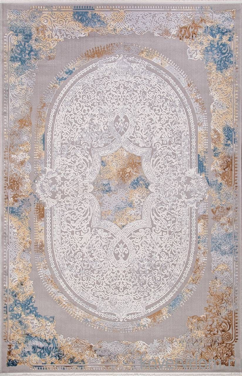 Ковер ERVA 18134 L.GRAY / BLUE Ковер ERVA 18134 L.GRAY / BLUE