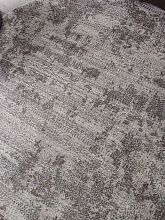 Пушистый круглый ковер GRAFF F239 GRAY-BEIGE Овал
