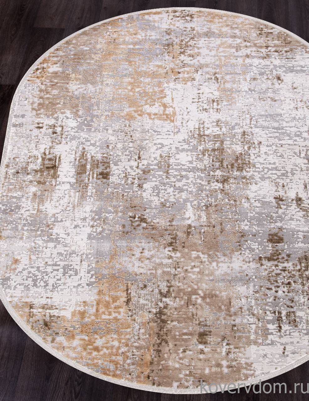 Ковер ALLURES 12008 CREAM / BEIGE Овал Ковер ALLURES 12008 CREAM / BEIGE Овал