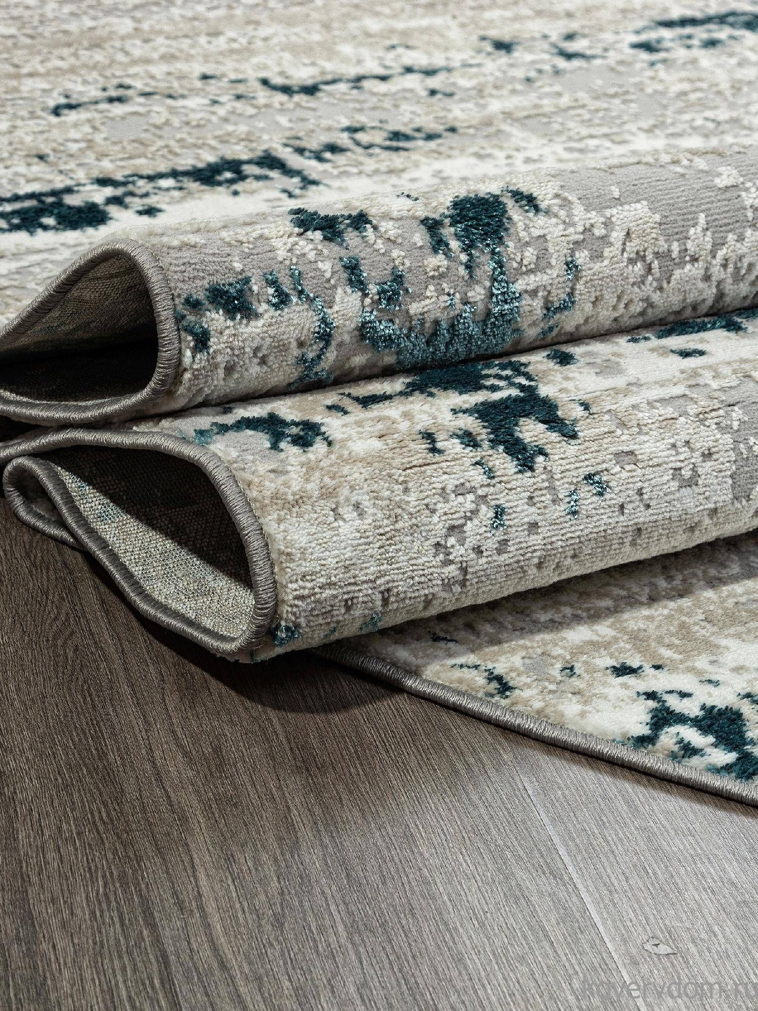 Ковер PALERMO-A F298 GRAY Овал