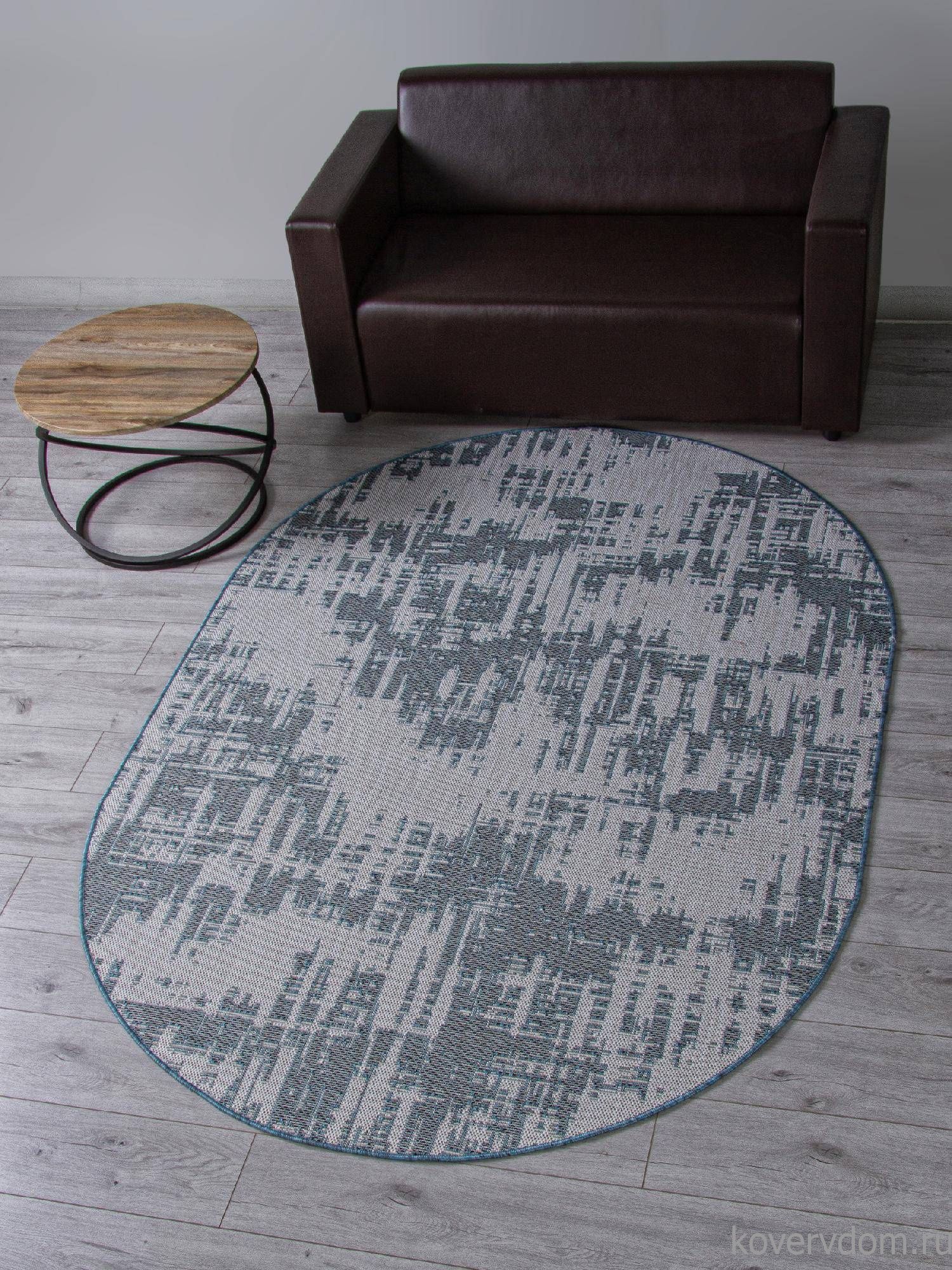 Ковер KAIR S144 BLUE Овал