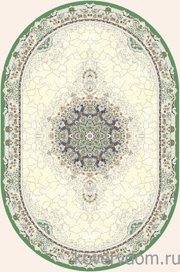 Ковер Amira 4922A D.Blue-L.Grey (зелёный) Овал Ковер Amira 4922A D.Blue-L.Grey (зелёный) Овал