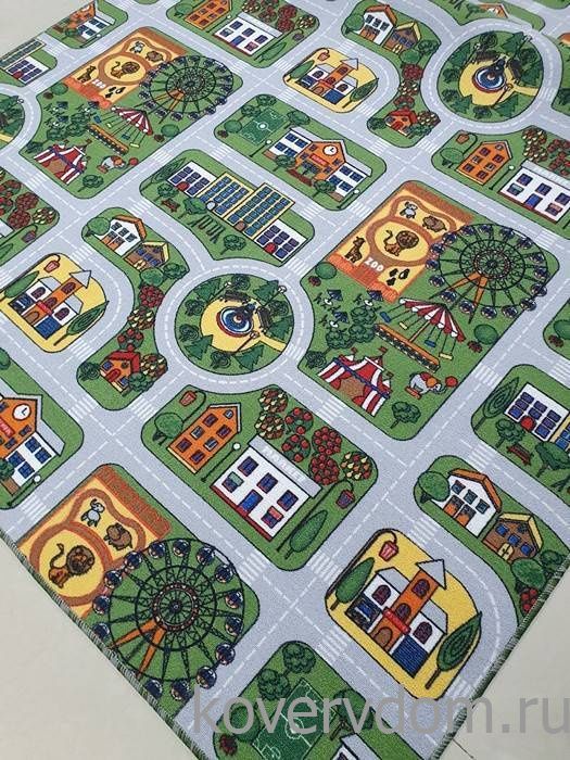 Детский ковер-палас с дорогами ECOPOLIS-A