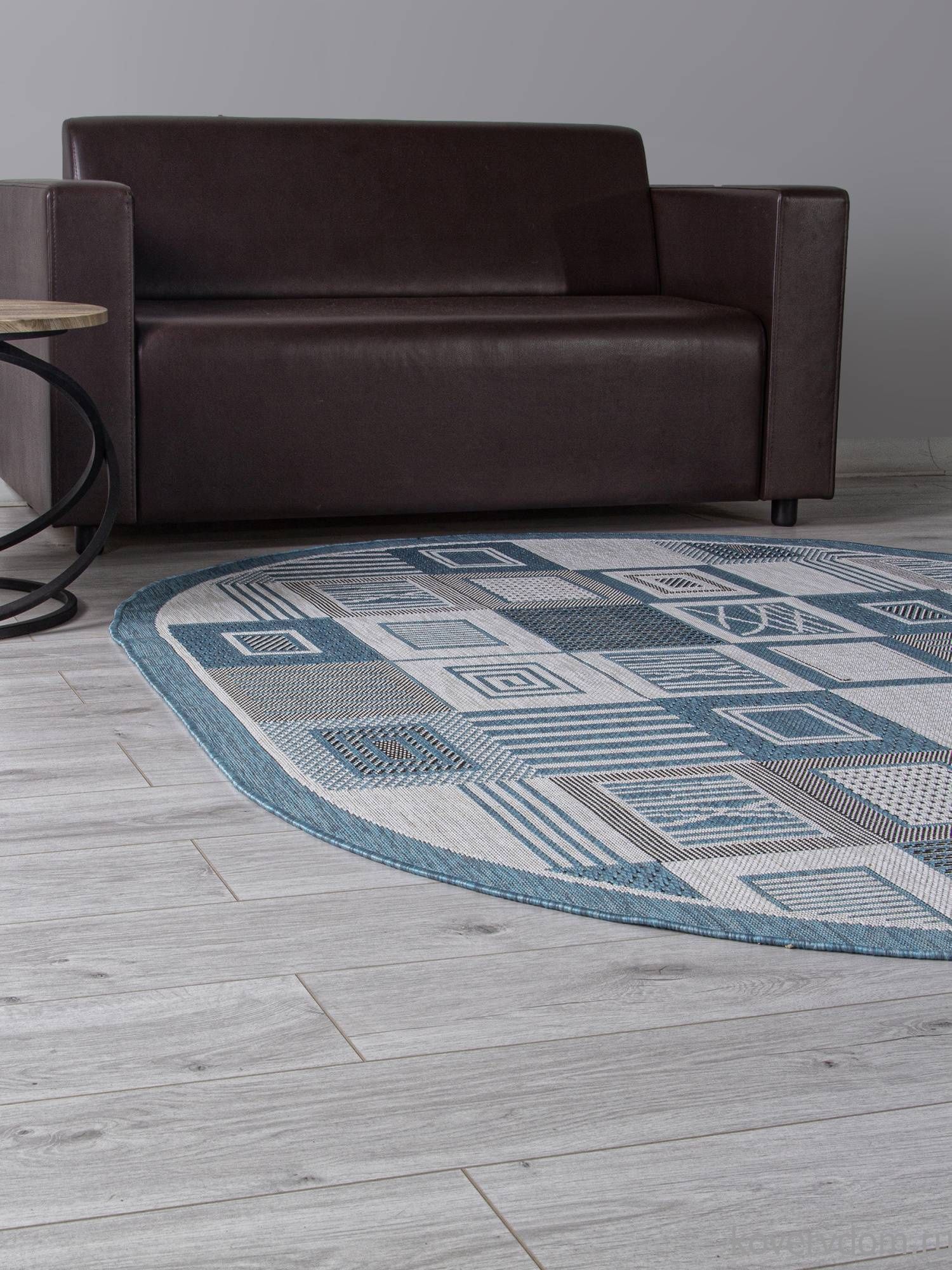 Ковер KAIR S138 BLUE Овал