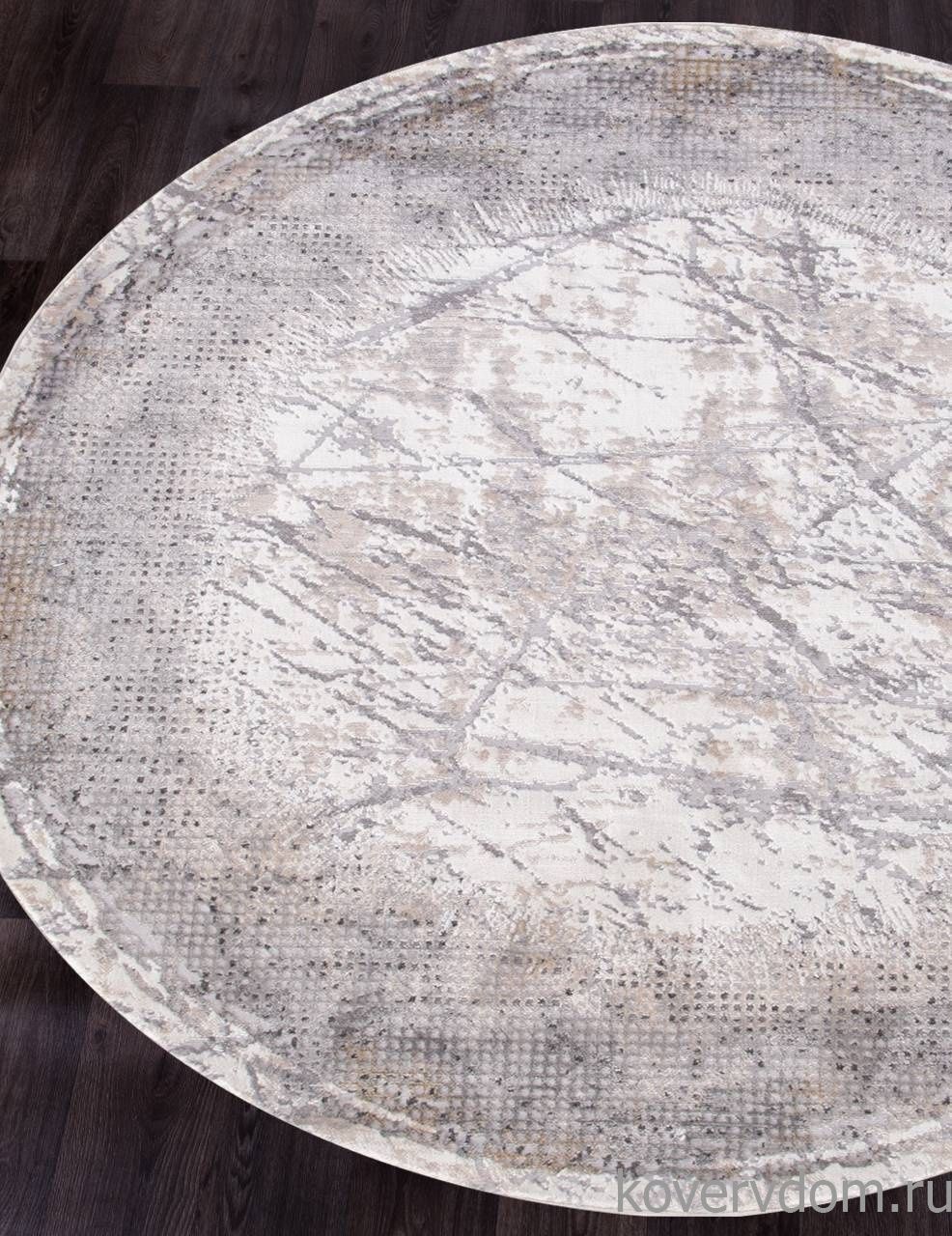 Ковер MODA 9804 ACIK GRI Круг