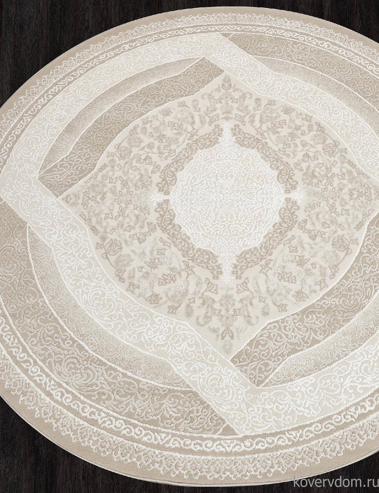 Ковер ARMINA 04088A BROWN / BROWN Круг