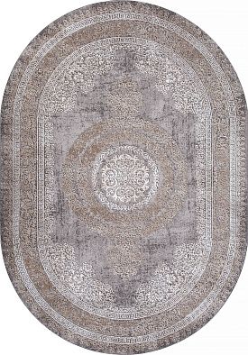 Ковер ARMINA-A 04073C GREY / BROWN Овал