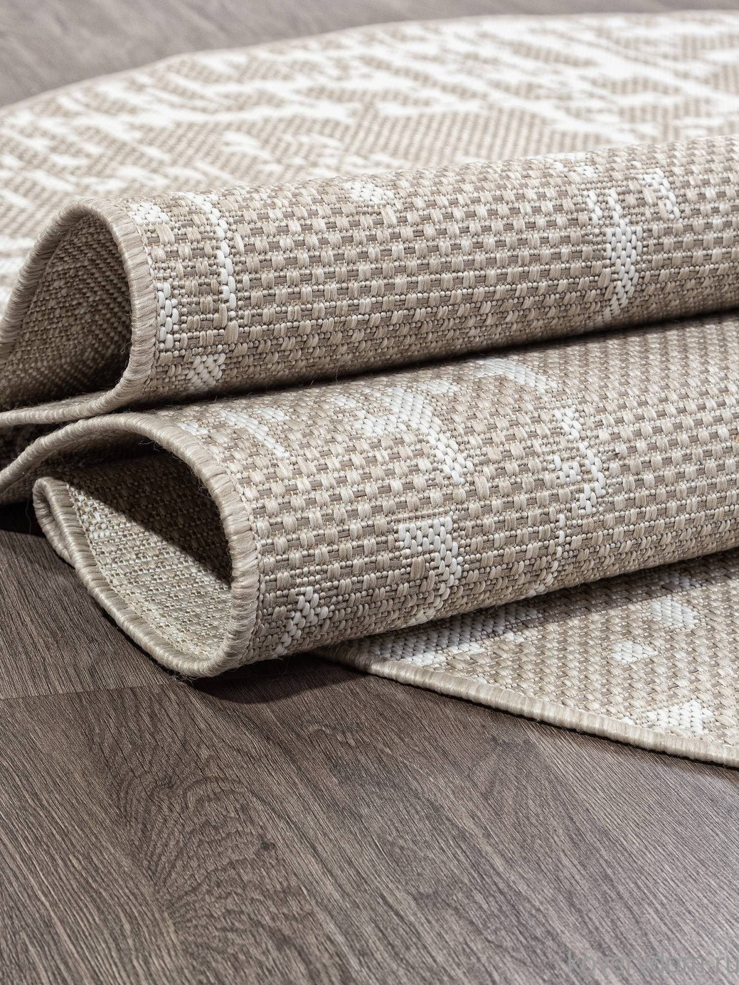 Ковер-циновка KAIR S136 BEIGE Овал