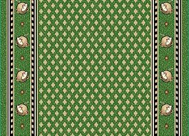 Винтажный эксклюзивная ковровая дорожка с фирменным логотипом зеленая