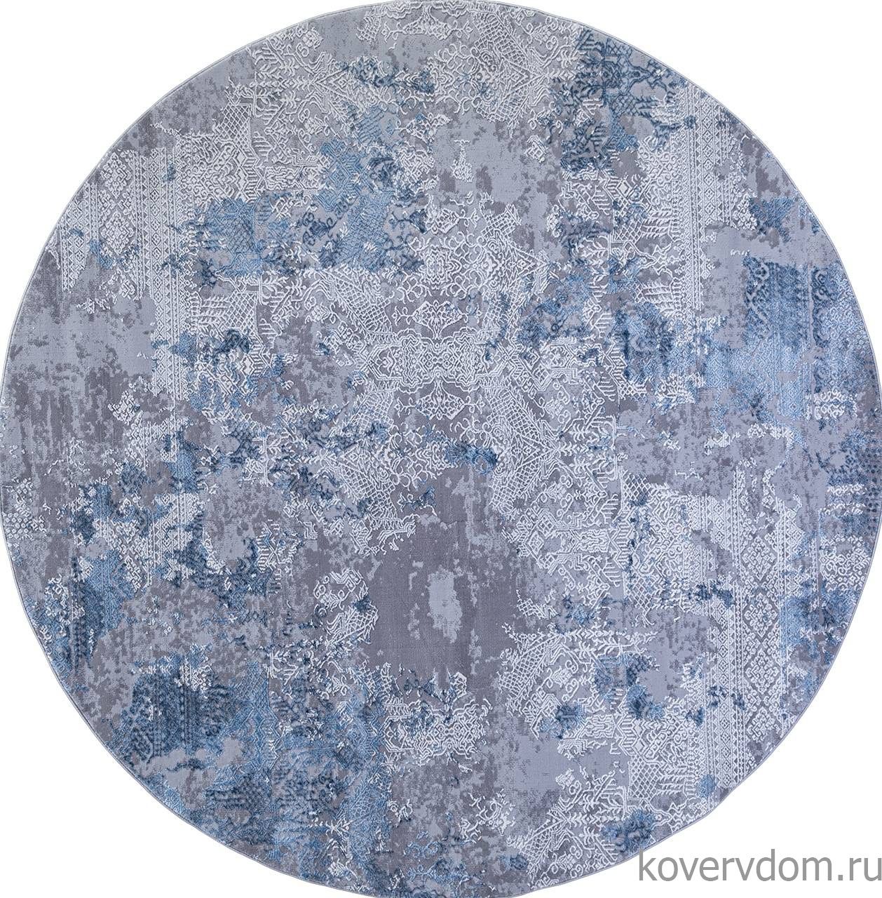 Ковер ARMINA 03851A BLUE / BLUE Круг