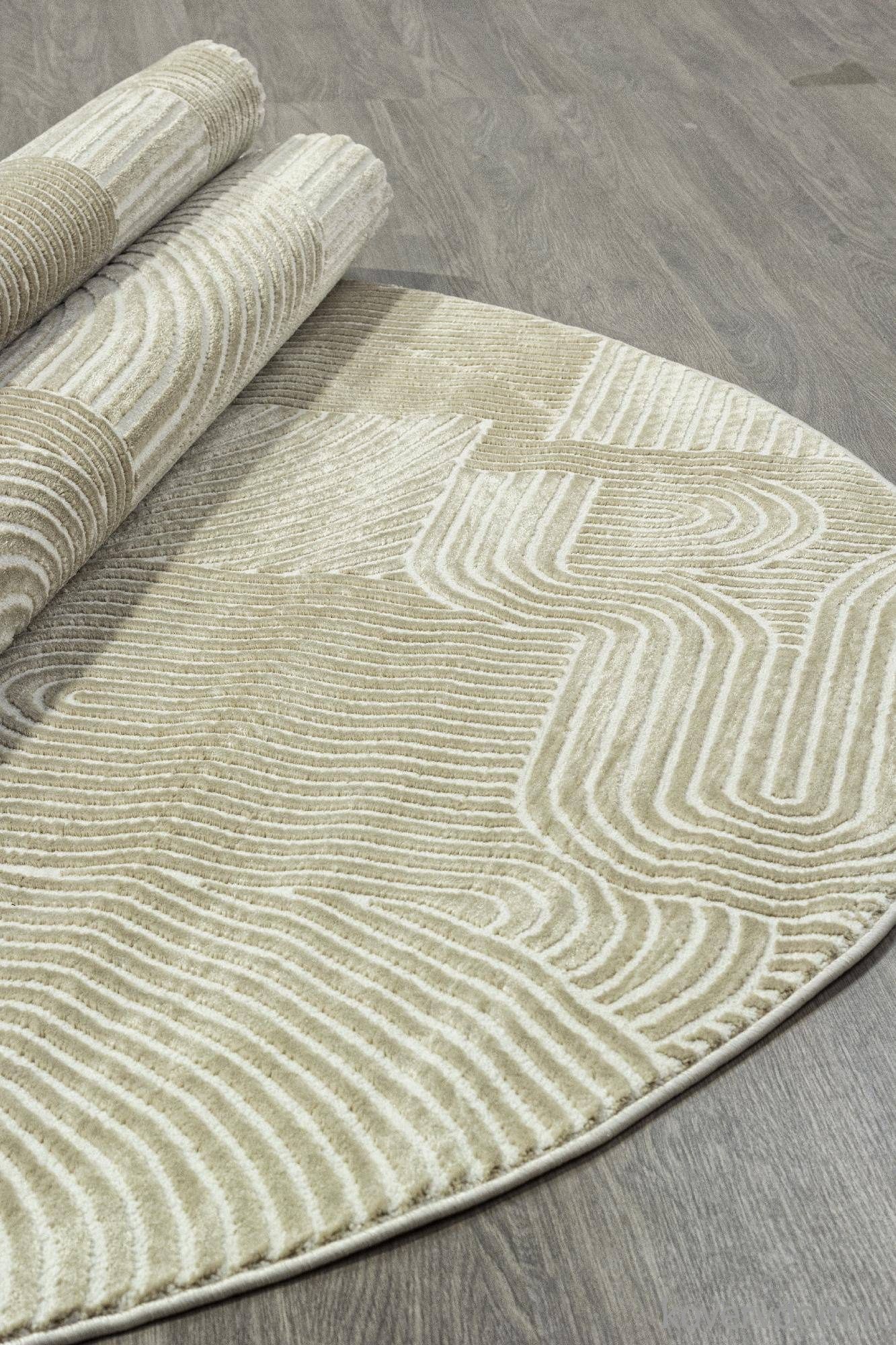 Ковер SIROCCO E508AK D.BEIGE / BEIGE Овал