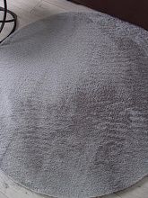 Круглый ковер из Китая RABBIT LUXE PX2001 SILVER Круг