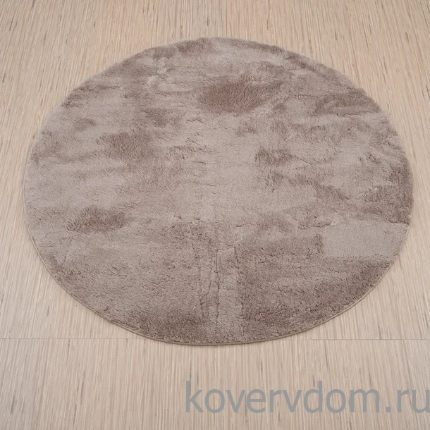 Ковер из искусственного меха Chic 1000A BROWN_3000 круг Ковер из искусственного меха Chic 1000A BROWN_3000 круг