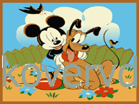 Ковер детский  Микки Маус 374  Ковер детский  Микки Маус 374