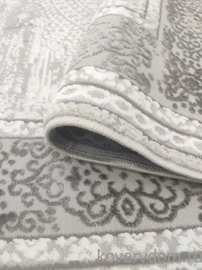 Ковер Palma 4890A D.Grey-D.Grey Круг