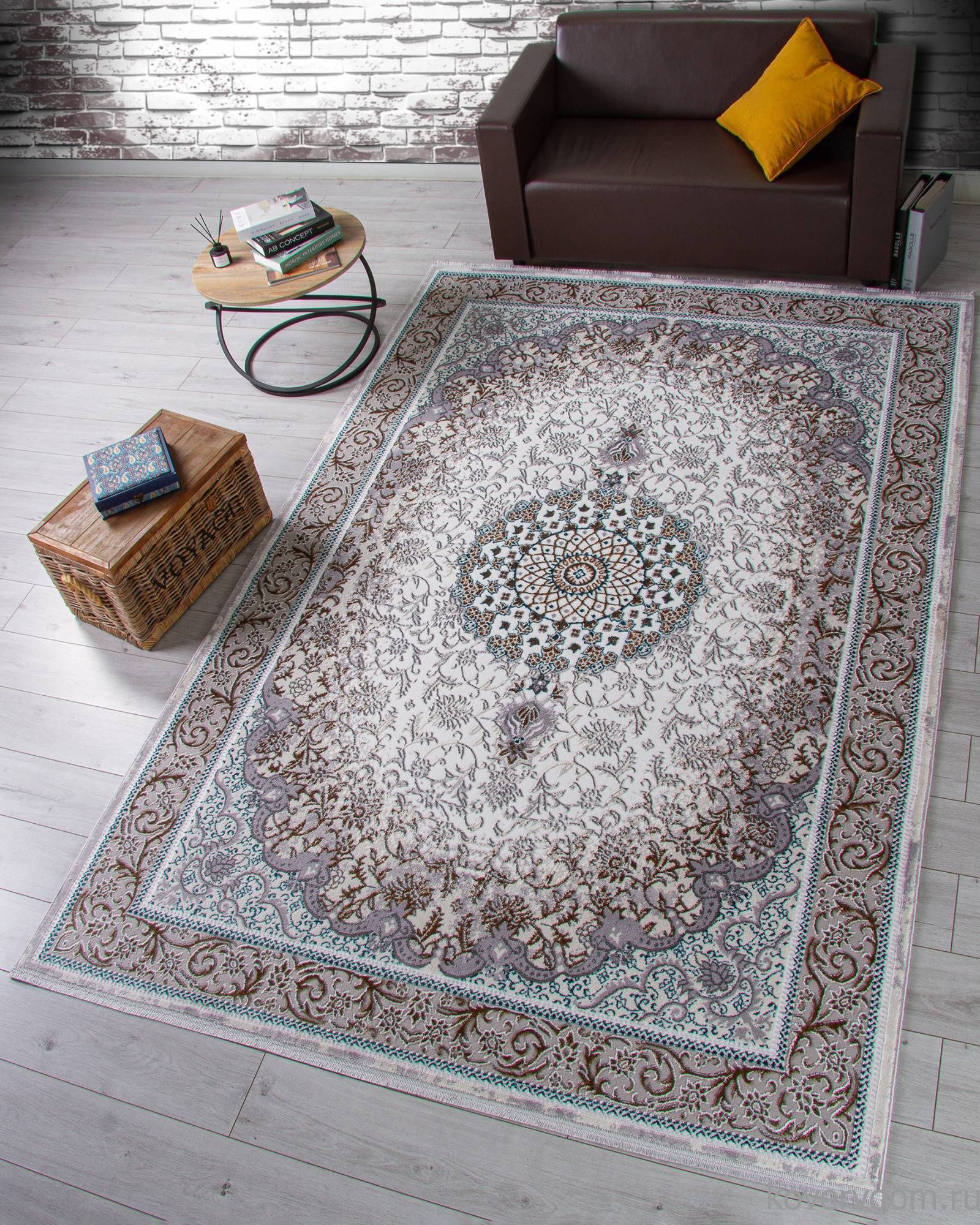 Ковер HALIF F605 GREEN-BLUE