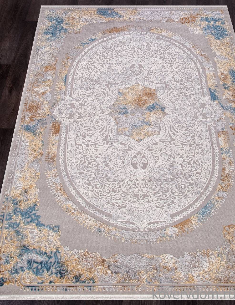 Ковер ERVA 18134 L.GRAY / BLUE Ковер ERVA 18134 L.GRAY / BLUE